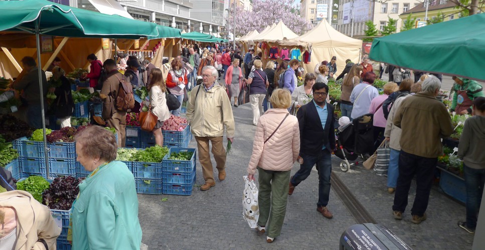 Рынок Андел. Прага